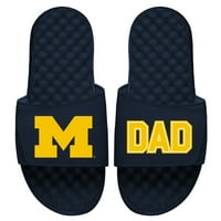 Мъжки Islide Navy Michigan Wolverines College College татко плъзга сандали