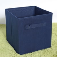 Filfeel Home Storage Bo домакински организатор тъкан куб куб кош кош контейнер тъмно синьо