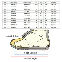 DMQUPV бебе момиче маратонки за малки деца маратонки платно с висок топ маратонки деца ходещи обувки сиво 36