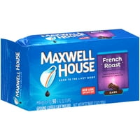 Максуел къща френско печено тъмно печено смляно кафе, чанта Оз