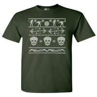 Зомби пистолет грозни коледни празници сезон забавен възрастен dt тениска тениска