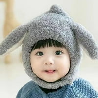Защита на бебешката шапка сгъстяване на сладък лек детски капак за зимата