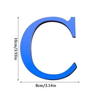 юехао стикери за стена писма Направи Си Сам 3Д огледало акрил стикер за стена декали Домашен декор стена изкуство стенопис Домашен декор