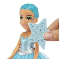 'Dream Bella Color Change Surprise Little Fairies 5.5 Doll - Dreambella, Teal Fairy With Wings и Teal Hair, страхотен подарък, играчка за деца на възраст 3, 4, 5+