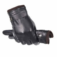 Зимни кожени ръкавици фитнес тренировка ръкавици сгъстяване Езда сензорен екран ръкавици за пътуване На открито