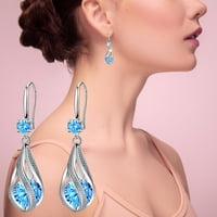 Chaolei Fashion Обеци от неръждаема стомана кръгли обеци жени творчески обеци диамантени обеци за жени за жени