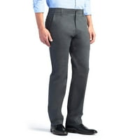Лий® Мъжки голям и висок екстремен комфорт плосък преден панталон