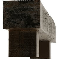 Екена мелница 4 х 4 Д 48 в грубо нарязан Фау дърво камина камината комплект в Аламо Корбели, Премиум възраст