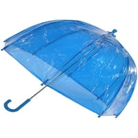 Детски винил устойчив прозрачен чадър балон, синьо