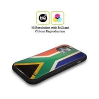 Главен случай проектира винтидж знамена Южна Африка Южна Африкански хибриден калъф, съвместим с Apple iPhone SE &