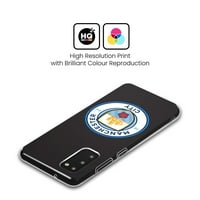 Дизайн на главен случай Официално лицензиран Манчестър Сити Ман Сити FC Значка Черен пълен цветен мек гел калъф Съвместим с Samsung Galaxy S21+ 5G