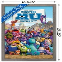 Университет на Disney Pixar Monsters - Плакат за един лист стена, 14.725 22.375