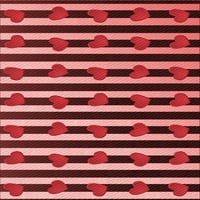 Ahgly Company вътрешен правоъгълник с шарени пастелни червени розови килими, 8 '10'