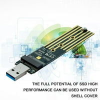 Dongzhur nvme pcie към usb3. Тип A M. In-Line Adapter Board in Support NVME & SATA Dual Protocol