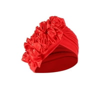 вендунид кофа шапка слънчева шапка жени жени твърда форма на пръчки Индия шапка разрошена рак химиотерапия шапка шапка увийте червена шапка